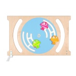 TRENNWAND Birdy Fische lack. Sperrholz 